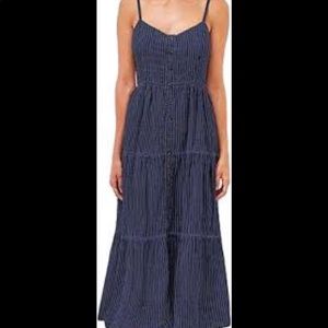 Sundry promenade tiered midi dress size 0